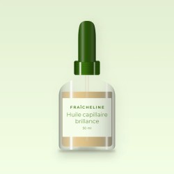 Huile capillaire brillance à la framboise | Fraîcheline