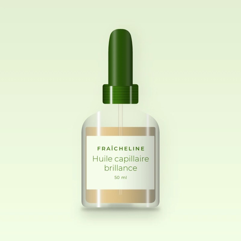 Huile capillaire brillance à la framboise | Fraîcheline