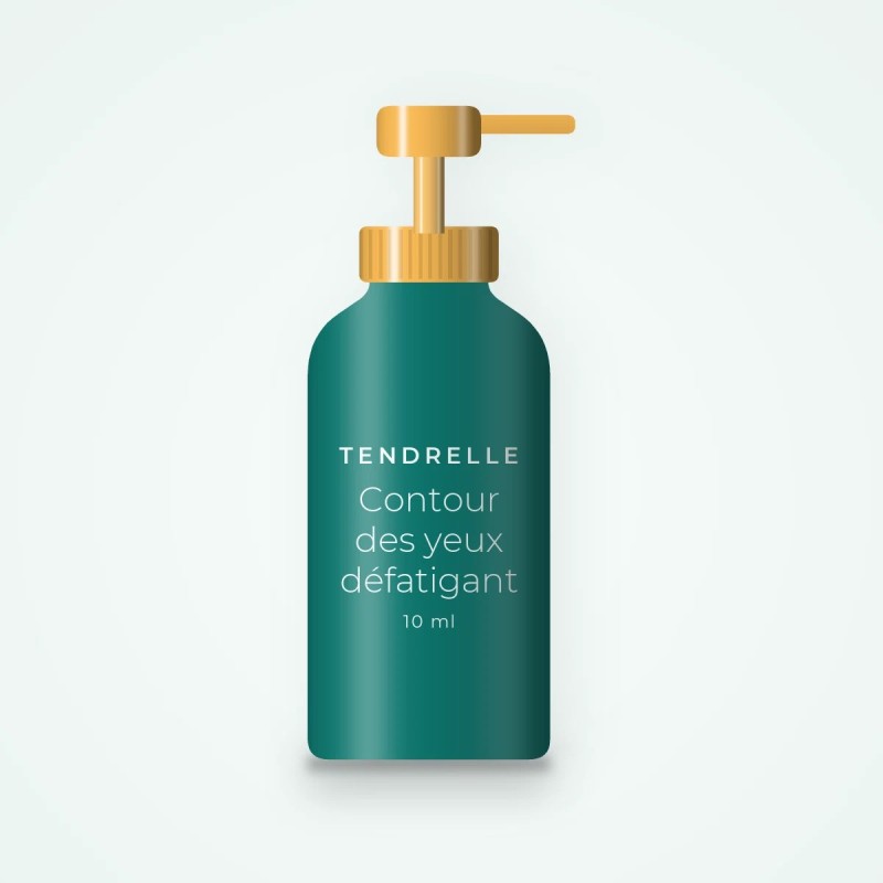 Contour des yeux défatigant au complexe peptidique – Tendrelle, flacon-pompe 10 ml
