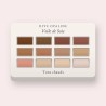 Palette yeux Voile de Soie à la vitamine E – Rive Opaline, 12 × 1 g, teinte Tons chauds