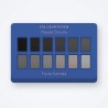 Palette yeux Pause Douce à l'huile de raisin – Joli Quotidien, 4 × 1,2 g, teinte Tons fumés