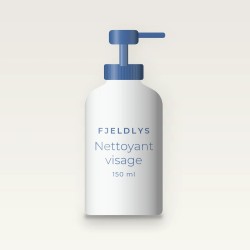 Nettoyant visage démaquillant à l'huile de jojoba – Fjeldlys, flacon-pompe 150 ml