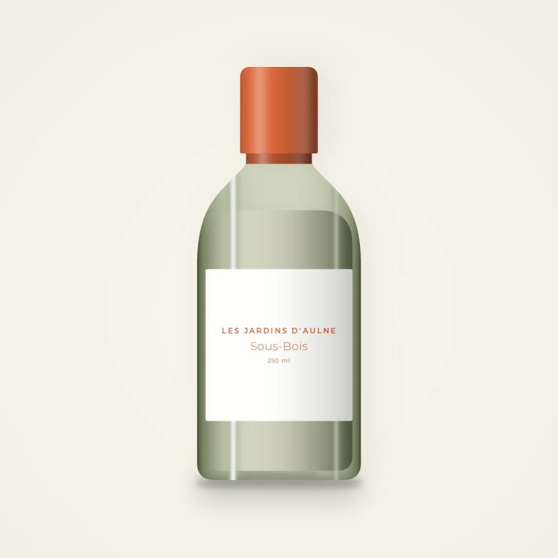 Lait corps Sous-Bois léger – Les Jardins d'Aulne, flacon 250 ml
