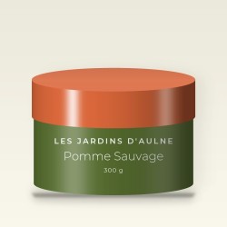 Gommage corps Pomme Sauvage peau douce au sucre – Les Jardins d'Aulne, pot 300 g
