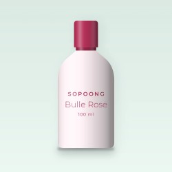 Lotion tonique Bulle Rose à l'eau de bleuet – Sopoong, flacon 100 ml