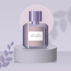 Parfum confidentiel au géranium rosat – Carnet d'Iris, photo d'ambiance