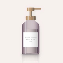 Lait corps Rituel du Soir peaux sensibles – Maison Nuance, flacon-pompe 200 ml