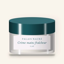 Crème mains et ongles fraîcheur au squalane – Palais Nacré, pot 75 ml