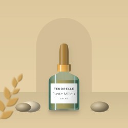 Huile capillaire Juste Milieu au baobab – Tendrelle, photo d'ambiance