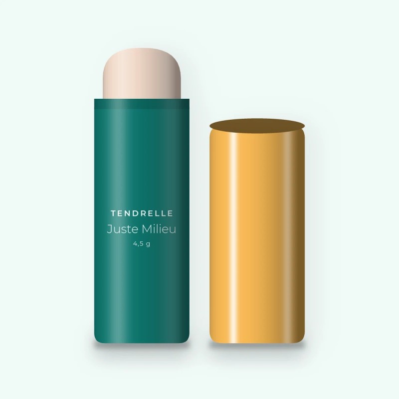 Baume à lèvres Juste Milieu à l'huile de jojoba – Tendrelle, stick 4,5 g