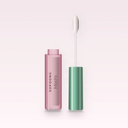 Gloss Mochi à l'huile d'abricot – Sopoong, flacon applicateur 4 ml, teinte 01 Cristal