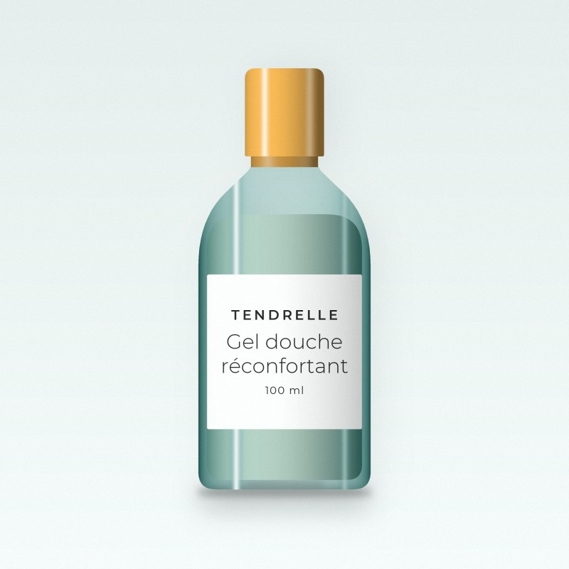 Gel douche réconfortant à l'eau de mer – Tendrelle, flacon 100 ml