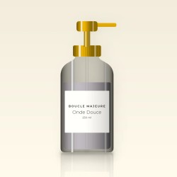 Crème coiffante Onde Douce aux protéines de quinoa – Boucle Majeure, flacon-pompe 250 ml