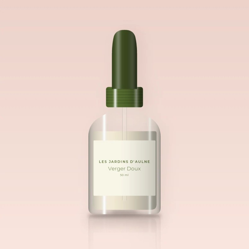 Verger Doux sérum peau neuve – Les Jardins d'Aulne, flacon compte-gouttes 50 ml