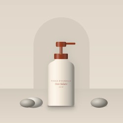 Lait corps Ocre Solaire tonifiant – Terre d'Ocrelle, photo d'ambiance