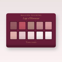 Palette yeux précieuse Loge d'Honneur – Balcon Pourpre, 9 × 1 g, teinte Tons rosés