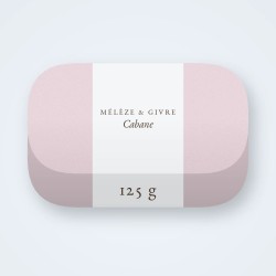 Savon Cabane à l'avoine – Mélèze & Givre, pain 125 g