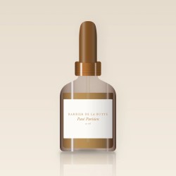 Huile à barbe Pavé Parisien haute tolérance – Barbier de la Butte, flacon compte-gouttes 30 ml