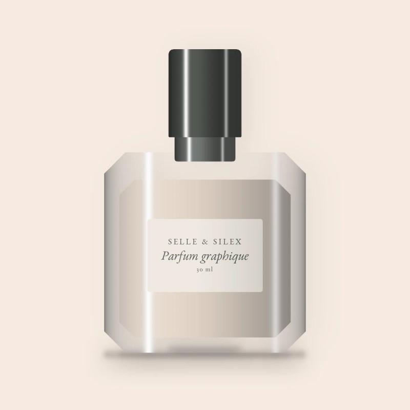 Parfum graphique à la violette – Selle & Silex, flacon 30 ml