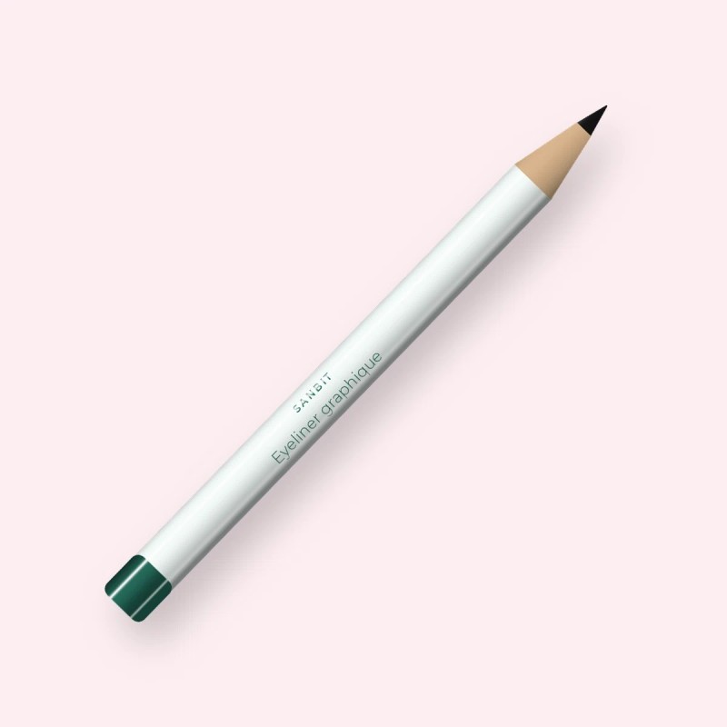 Eyeliner graphique à la cire de riz – Sanbit, crayon 0,3 g, teinte Noir