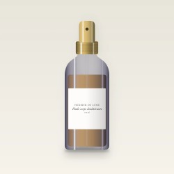 Huile corps sèche désaltérante à l'amande douce – Herbier de Lune, flacon spray 100 ml