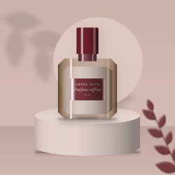 Parfum raffiné au poivre rose – Ambre Sépia, photo d'ambiance
