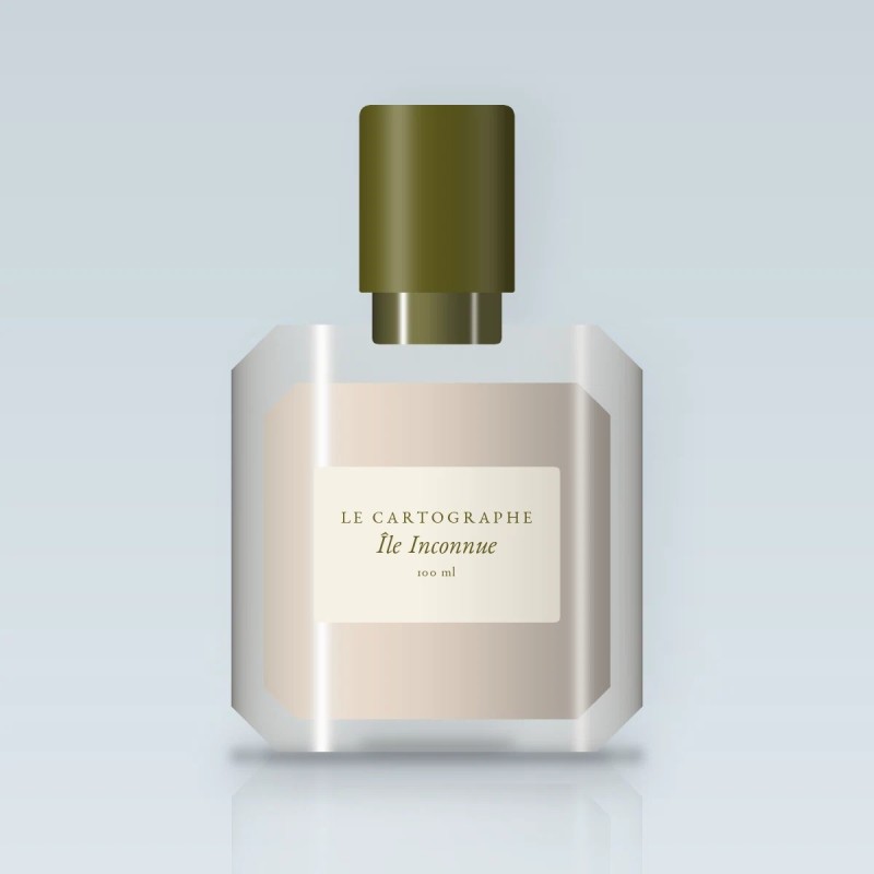 Parfum Île Inconnue à l'iris – Le Cartographe, flacon 100 ml