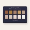 Palette yeux haute tenue au kaolin – Rive Opaline, 9 × 1 g, teinte Tons nude