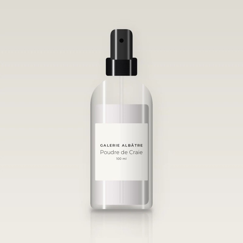 Lotion tonique désaltérante Poudre de Craie – Galerie Albâtre, flacon spray 100 ml
