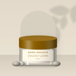 Soin anti-âge velouté Douceur Lactée – Mardi Douceur, photo d'ambiance