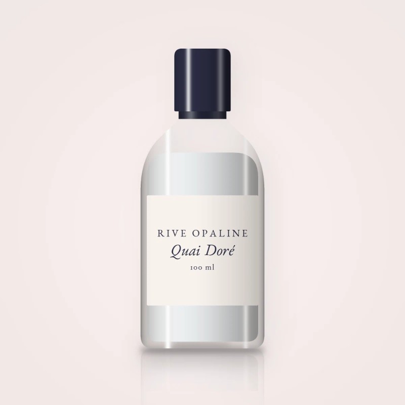Lotion tonique Quai Doré à l'extrait de camomille – Rive Opaline, flacon 100 ml