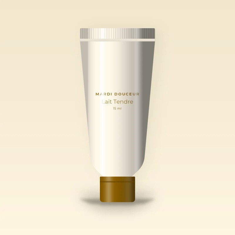 Contour des yeux Lait Tendre à l'extrait de réglisse – Mardi Douceur, tube 15 ml