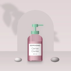Soin anti-âge Cerise Givrée au complexe peptidique – Sopoong, photo d'ambiance
