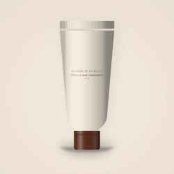 Crème à raser nourrissante à l'huile de camélia – Barbier de la Butte, tube 100 ml