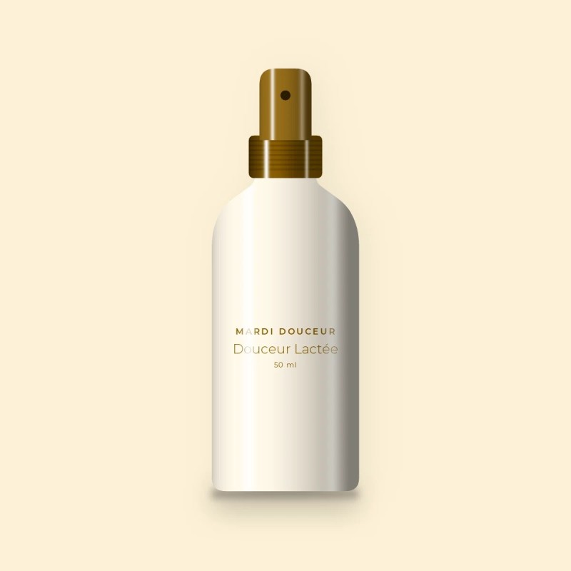 Déodorant Douceur Lactée au bouleau – Mardi Douceur, flacon spray 50 ml