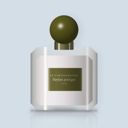 Parfum poétique au poivre rose pour femme – Le Cartographe, flacon 100 ml