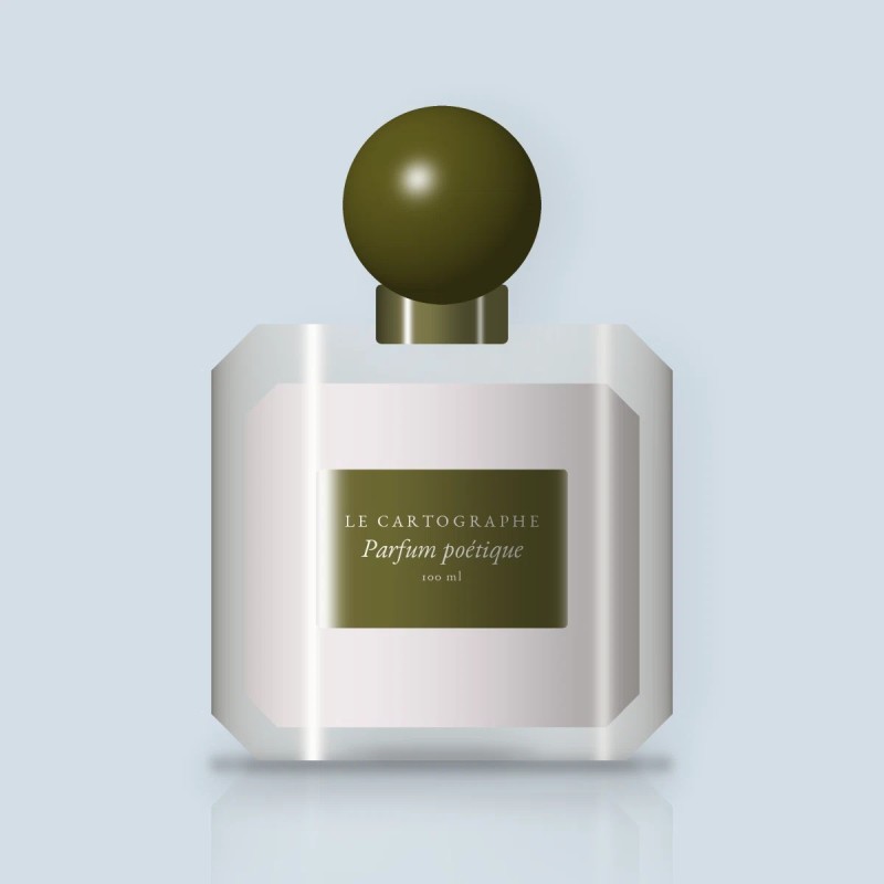 Parfum poétique au poivre rose pour femme – Le Cartographe, flacon 100 ml