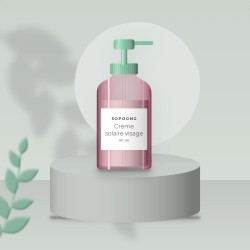 Crème solaire visage anti-âge à l'extrait d'edelweiss SPF 50+ – Sopoong, photo d'ambiance