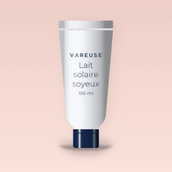 Lait solaire soyeux au thé vert SPF 50+ – Vareuse, tube 150 ml