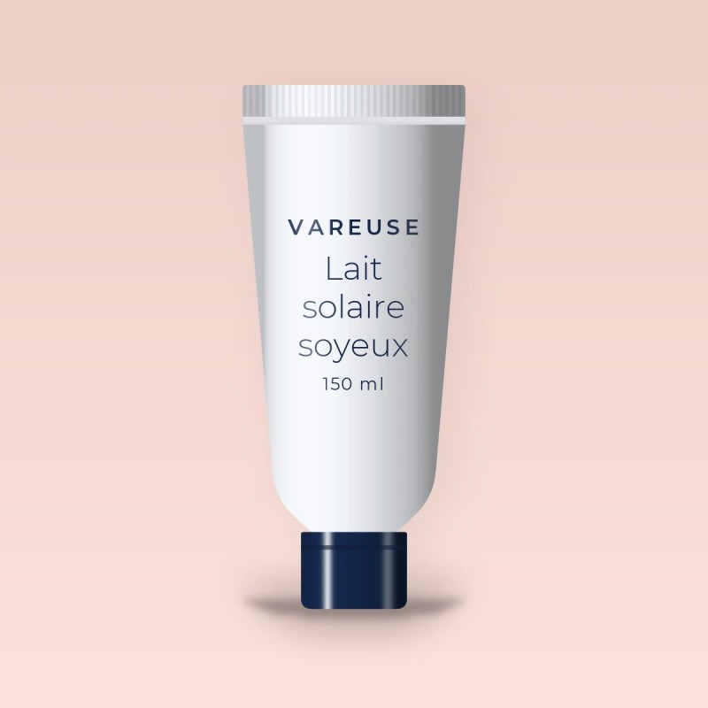 Lait solaire soyeux au thé vert SPF 50+ – Vareuse, tube 150 ml
