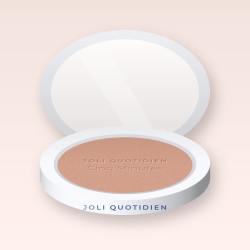 Terre de soleil Cinq Minutes à l'huile d'argan – Joli Quotidien, boîtier 15 g, teinte 02 Sable rosé