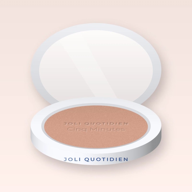 Terre de soleil Cinq Minutes à l'huile d'argan – Joli Quotidien, boîtier 15 g, teinte 02 Sable rosé