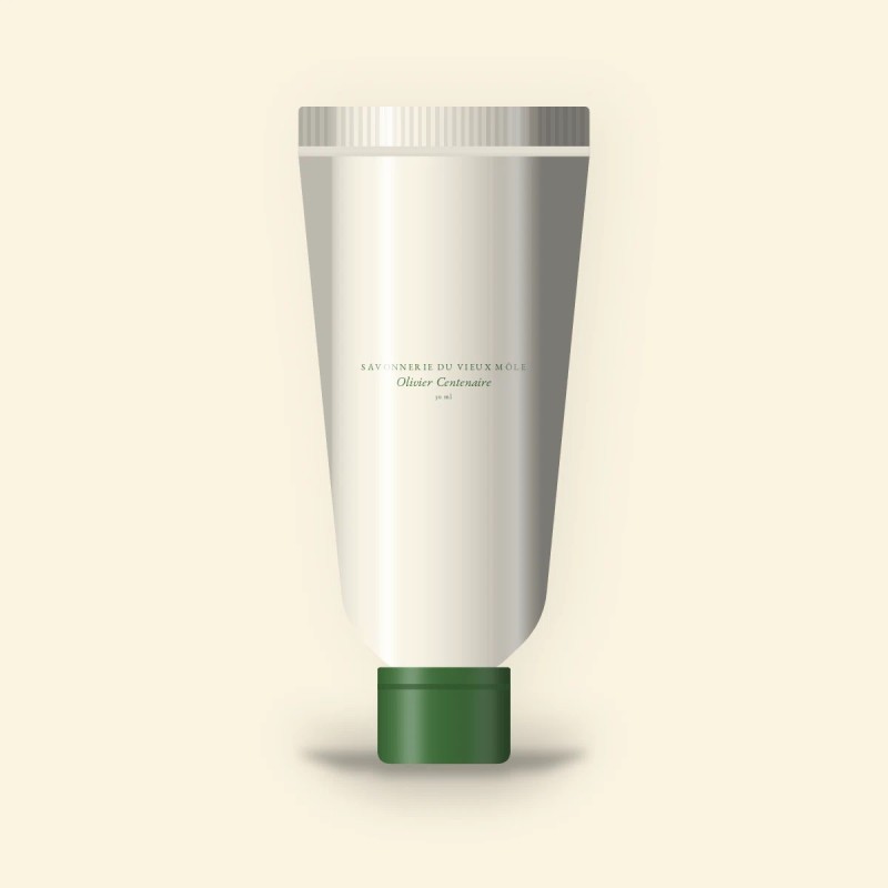 Crème mains et pieds Olivier Centenaire adoucissante – Savonnerie du Vieux Môle, tube 30 ml