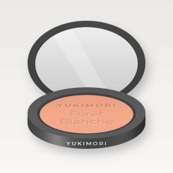 Blush sans effet plâtre Forêt Blanche – Yukimori, boîtier 4 g, teinte 03 Pêche