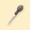 Brosse Spirale en bois de tilleul – Boucle Majeure, vue de face