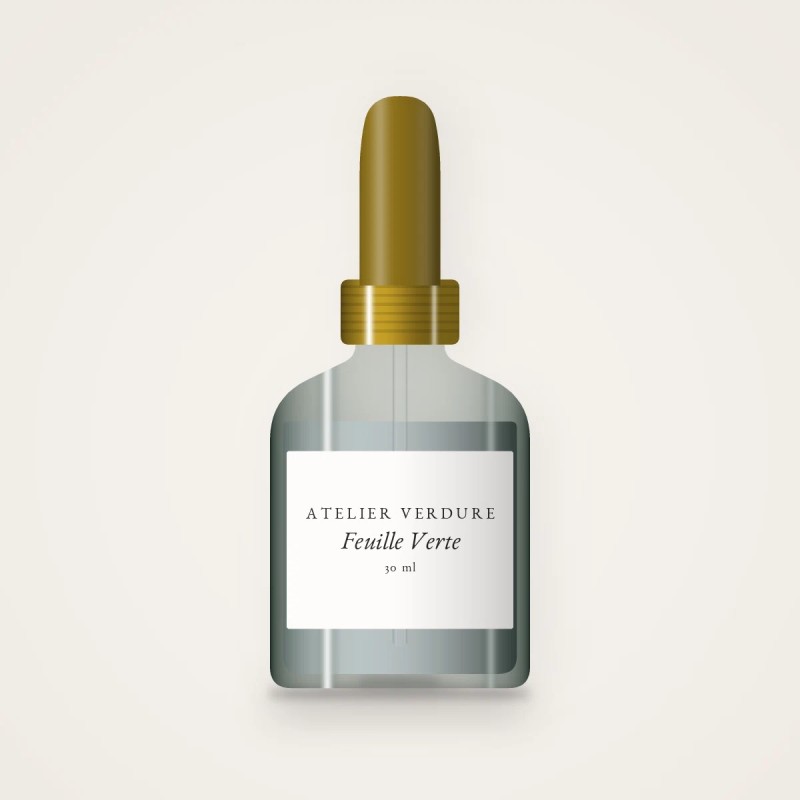 Sérum lissant Feuille Verte – Atelier Verdure, flacon compte-gouttes 30 ml