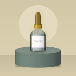 Sérum lissant Feuille Verte – Atelier Verdure, photo d'ambiance