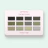 Palette yeux minimaliste Cerise Givrée – Sopoong, 12 × 1 g, teinte Tons kaki