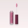 Gloss Velours d'Encre à l'huile de coco – Balcon Pourpre, flacon applicateur 8 ml, teinte 04 Rose bonbon