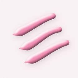 Gloss Velours d'Encre à l'huile de coco – Balcon Pourpre, aperçu de la teinte 04 Rose bonbon